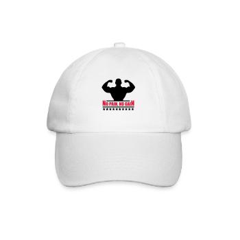 pain_gain_c2 - Casquette classique - blanc/blanc - Devant