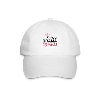 LITTLE DRAMA QUEEN mit Krone - Baseballkappe - Weiß/Weiß - Vorne