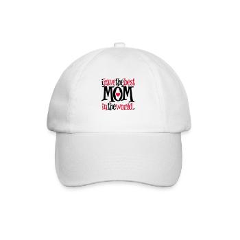 Best Mom - Casquette classique - blanc/blanc - Devant