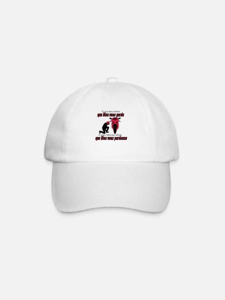 Que Dieu vous pardonne - Casquette classique - blanc/blanc
