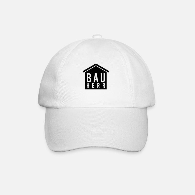 Bauherr - Baseballkappe - Weiß/Weiß