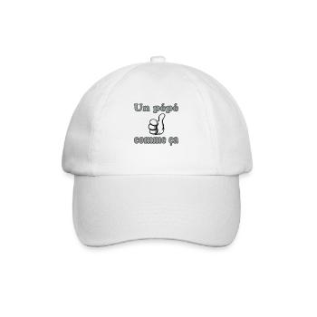 Un pépé comme ça - Baseball Cap - white/white - Front
