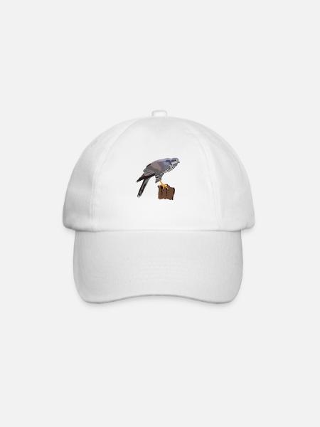 Habicht - Baseballkappe - Weiß/Weiß