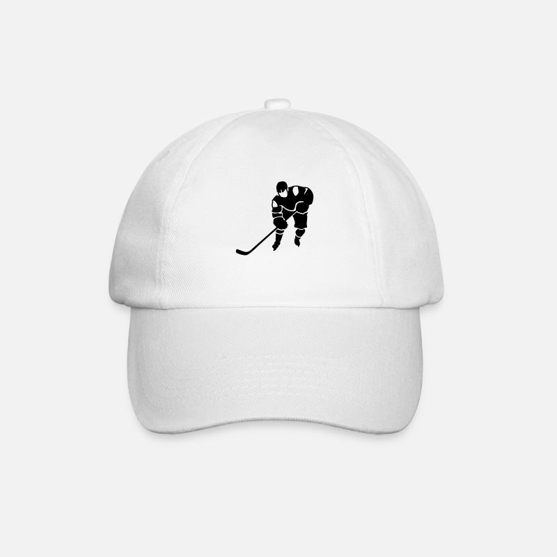 Eishockey - Baseballkappe - Weiß/Weiß