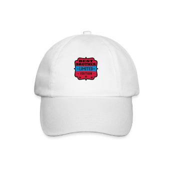 Best brother limited edition - Baseballkappe - Weiß/Weiß - Vorne