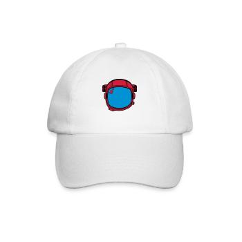 Astronaut Helmet - Baseball Cap - white/white - Front