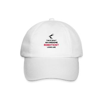 Robotics Robot Robotik Robotique Roboter - Baseball Cap - white/white - Front
