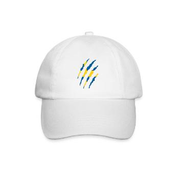 Sweden flag Sweden - I love you shirt - Baseball Cap - white/white - Front