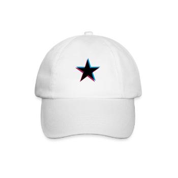 Effet étoile 3D - Casquette classique - blanc/blanc - Devant