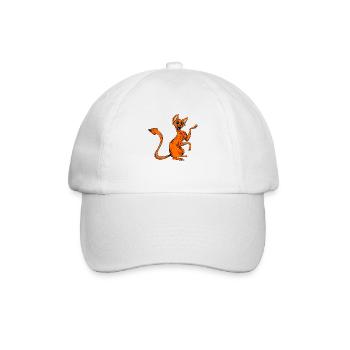 Lustige Katzen 3 - Baseballkappe - Weiß/Weiß - Vorne