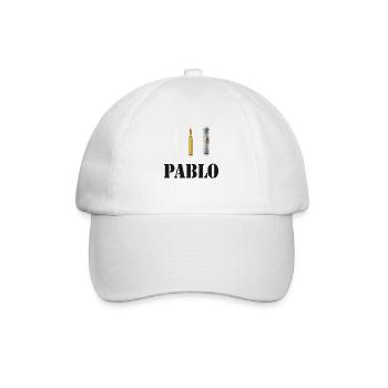Pablo Escobar Cocaine - Baseball Cap - white/white - Front