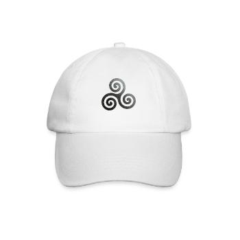 triskele - Baseball Cap - white/white - Front