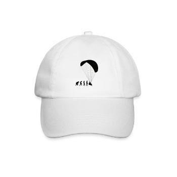 Paragliding Paragliding Sport Skydiving - Baseball Cap - white/white - Front