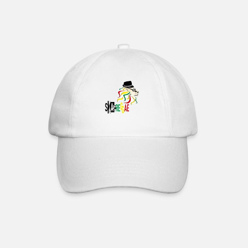Ska & Reggae - Baseballkappe - Weiß/Weiß