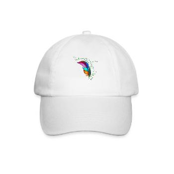 Feder - Baseballkappe - Weiß/Weiß - Vorne
