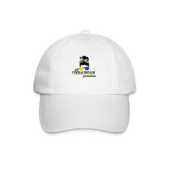 Ukrainians Grandma Babushka Grandma Ukraine Flag - Baseball Cap - white/white - Front