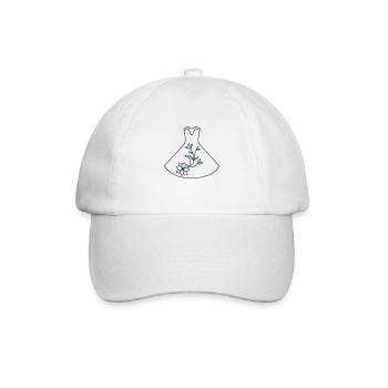 Robe de danse moderne avec des fleurs - Casquette classique - blanc/blanc - Devant