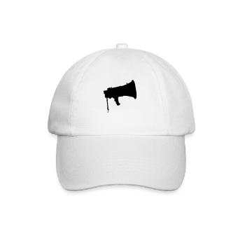 Icône Megafon Symbole de propagande - Casquette classique - blanc/blanc - Devant