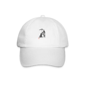 geisha and baby - Casquette classique - blanc/blanc - Devant