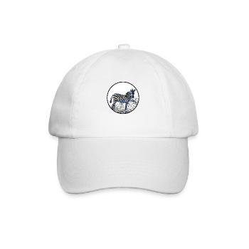 Zèbre - Casquette classique - blanc/blanc - Devant