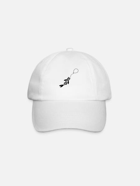 Ballon de poisson Koi pêché - Casquette classique - blanc/blanc