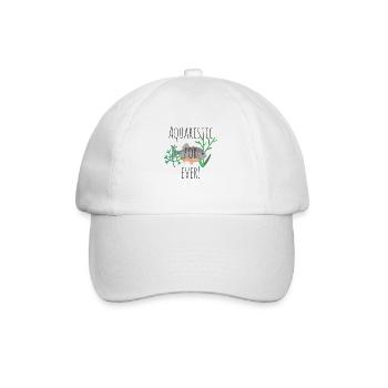 Aquaristic for ever! - Baseball Cap - white/white - Front