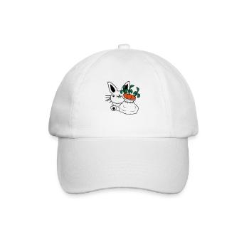 Carrots Vegetable Sack Easter - Baseball Cap - white/white - Front