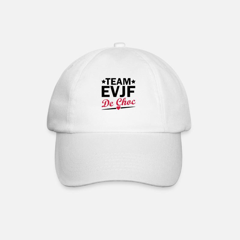 team evjf de choc - Casquette classique - blanc/blanc