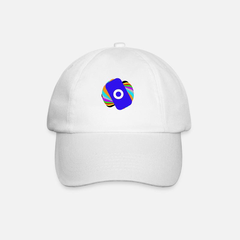 Colour top - Baseball Cap - white/white