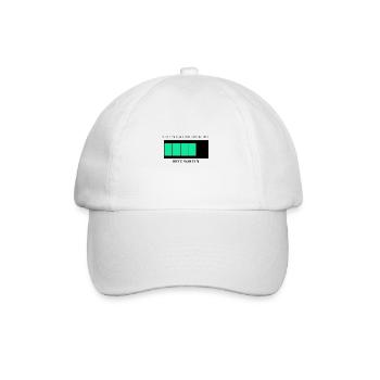 Clevere, schlagfertige Antwort lustig Geschenkidee - Baseballkappe - Weiß/Weiß - Vorne