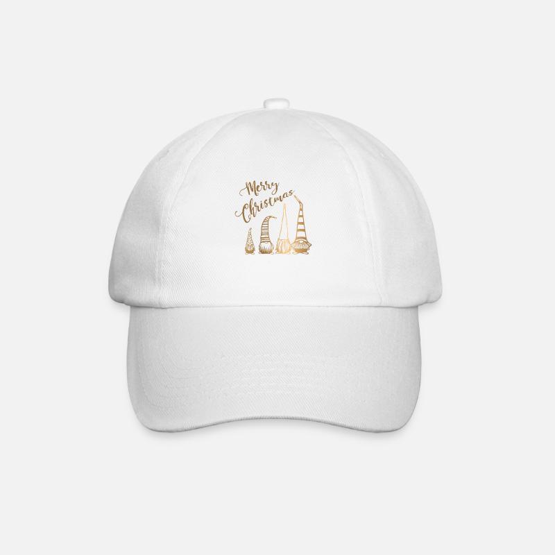 FELIZ NAVIDAD - Baseballkappe - Weiß/Weiß