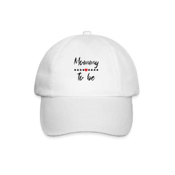 Grossesse Baby shower Babyshower Boy Girl - Casquette classique - blanc/blanc - Devant