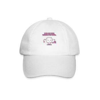 Design drôle et non réfléchi / dictons drôles - Casquette classique - blanc/blanc - Devant