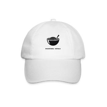 Tschüssli Müsli - Baseballkappe - Weiß/Weiß - Vorne