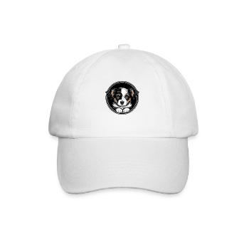 Cute puppy - Baseball Cap - white/white - Front
