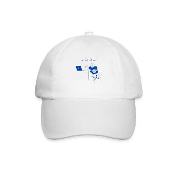 Le mot de passe - Casquette classique - blanc/blanc - Devant