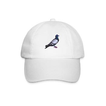 Vogel - Baseballkappe - Weiß/Weiß - Vorne