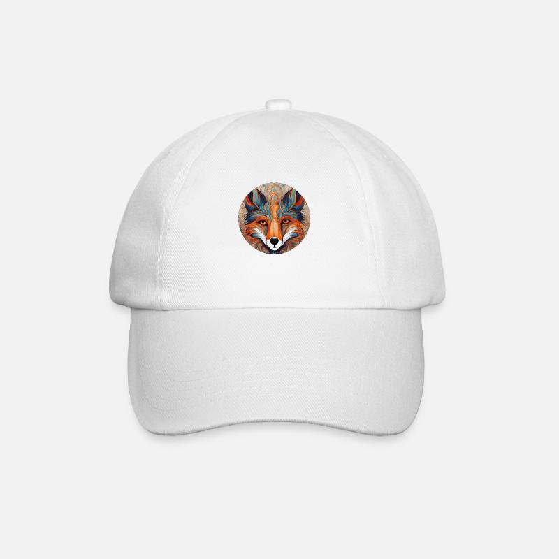 Fuchs - Baseballkappe - Weiß/Weiß