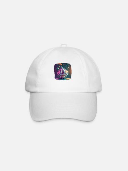 Ail extraterrestre dans l’espace futuriste - Casquette classique - blanc/blanc