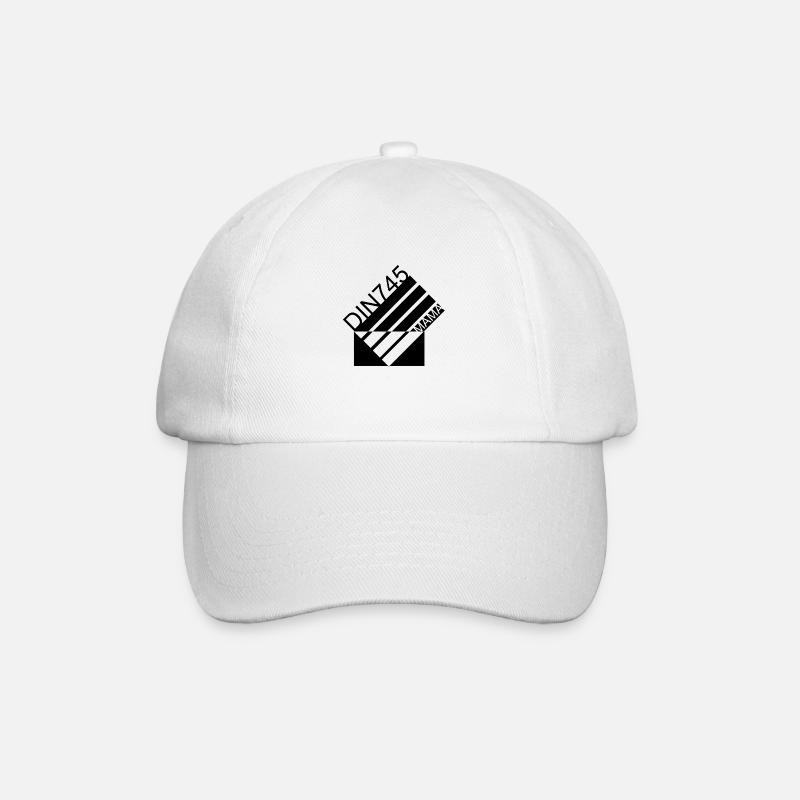 DIN MAMA 745 - Baseballkappe - Weiß/Weiß