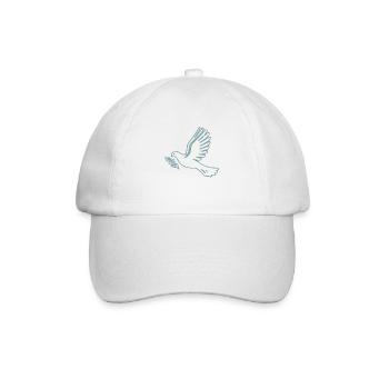 Dove of Peace - Baseball Cap - white/white - Front