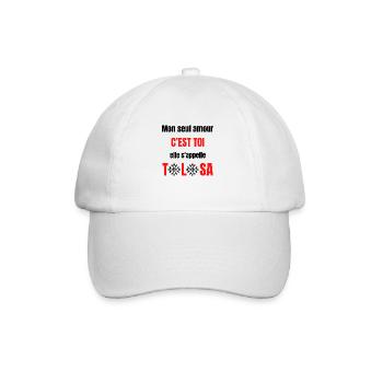 TOULOUSE - Casquette classique - blanc/blanc - Devant