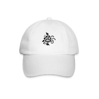 Floral Decoration - Baseball Cap - white/white - Front
