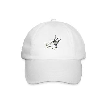 Weihnachtshexe - Baseballkappe - Weiß/Weiß - Vorne