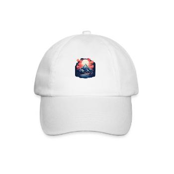 Zen-Gebirge - Baseballkappe - Weiß/Weiß - Vorne