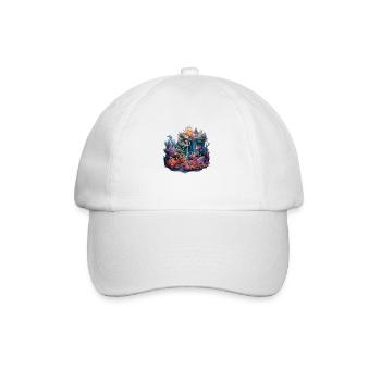 Art Nouveau Nautique - Casquette classique - blanc/blanc - Devant