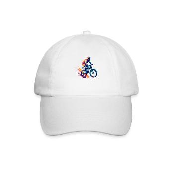 Conception de VTT - Casquette classique - blanc/blanc - Devant