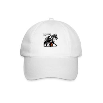 Doing Dragon Things - Baseballkappe - Weiß/Weiß - Vorne