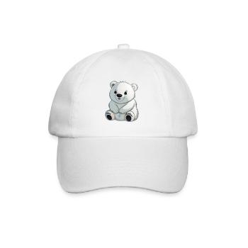 Bande dessinée Ours polaire - Casquette classique - blanc/blanc - Devant