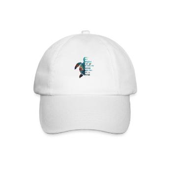 Into the ocean - Baseball Cap - white/white - Front